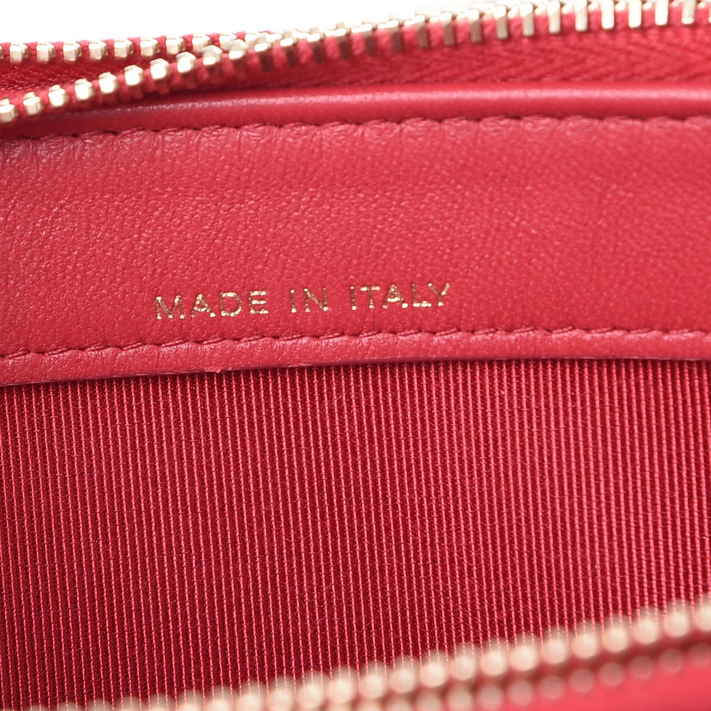 Lambskin Quilted Small Clutch With Chain Dark Pink