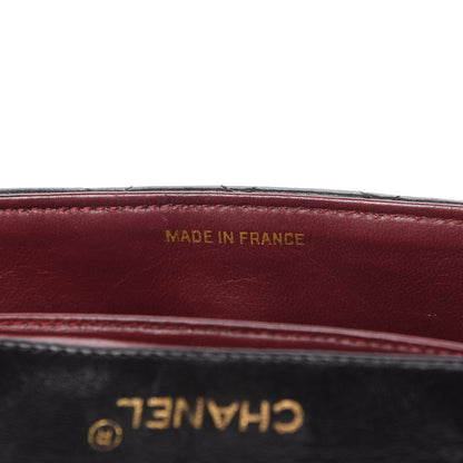 Chanel Lambskin Quilted Mini Rectangular Flap Bag Black 9 of 12