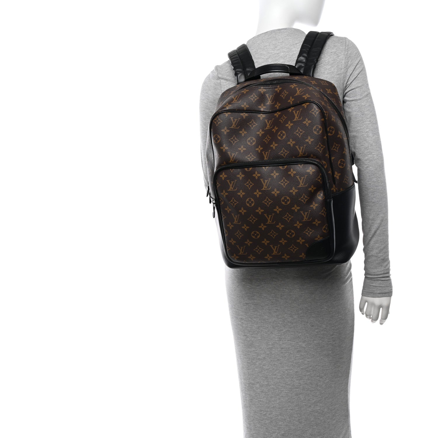 Louis Vuitton Monogram Macassar Dean Backpack 2 of 12