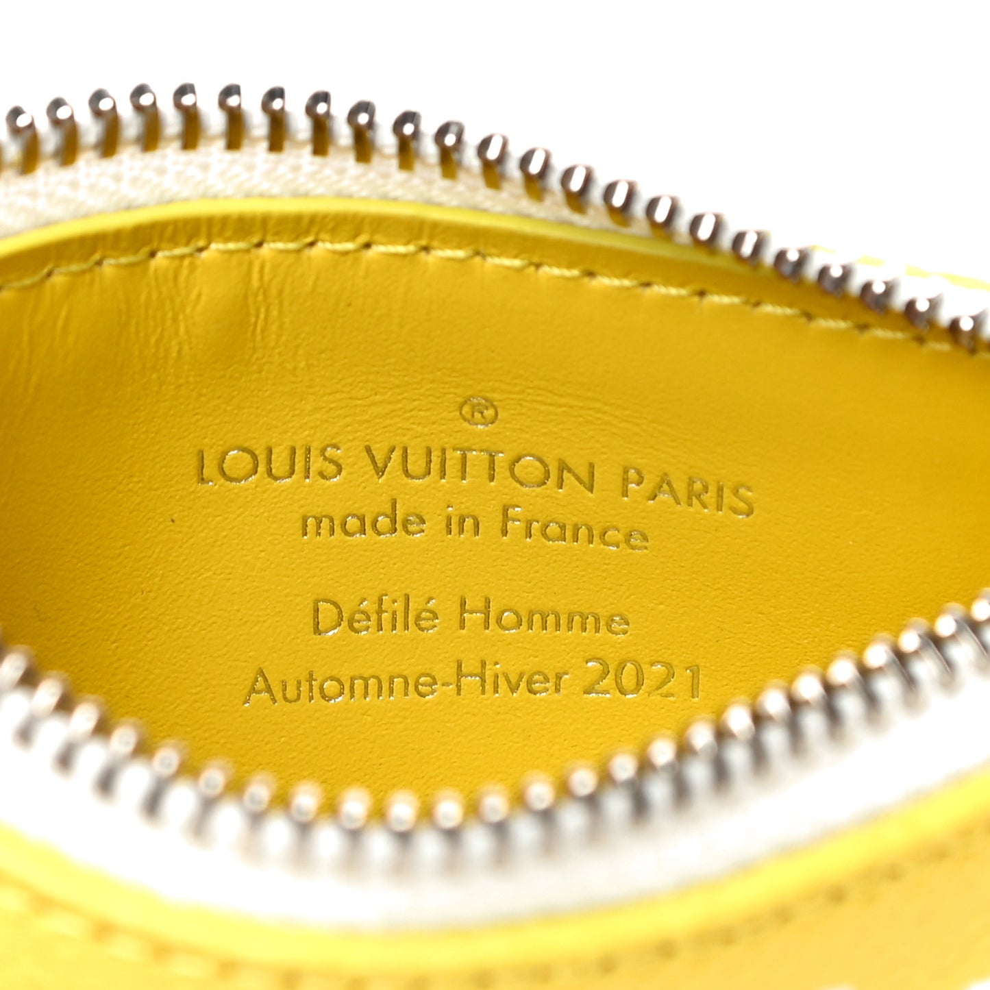 Calfskin Everyday LV Key Pouch Jaune