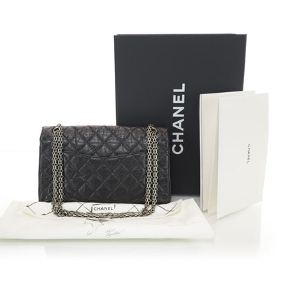 Chanel Aged Calfskin Quilted 2.55 Reissue 226 Flap Black 3 of 8