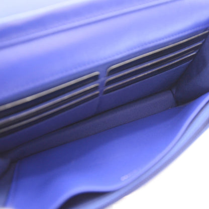 Chanel Lambskin Quilted Wallet On Chain WOC Royal Blue 9 of 10