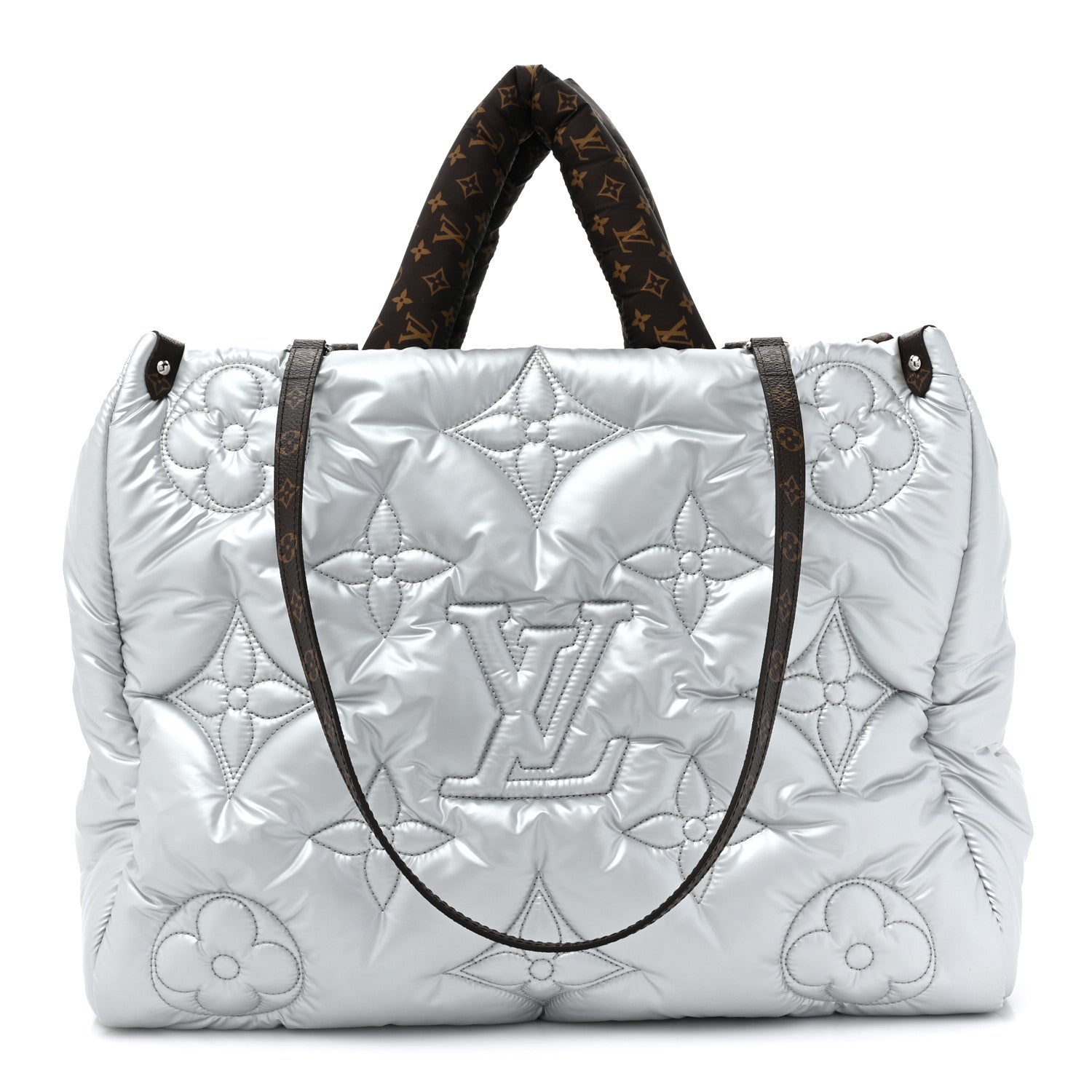 Louis Vuitton Econyl Monogram Pillow Giant Onthego GM Silver 1 of 8