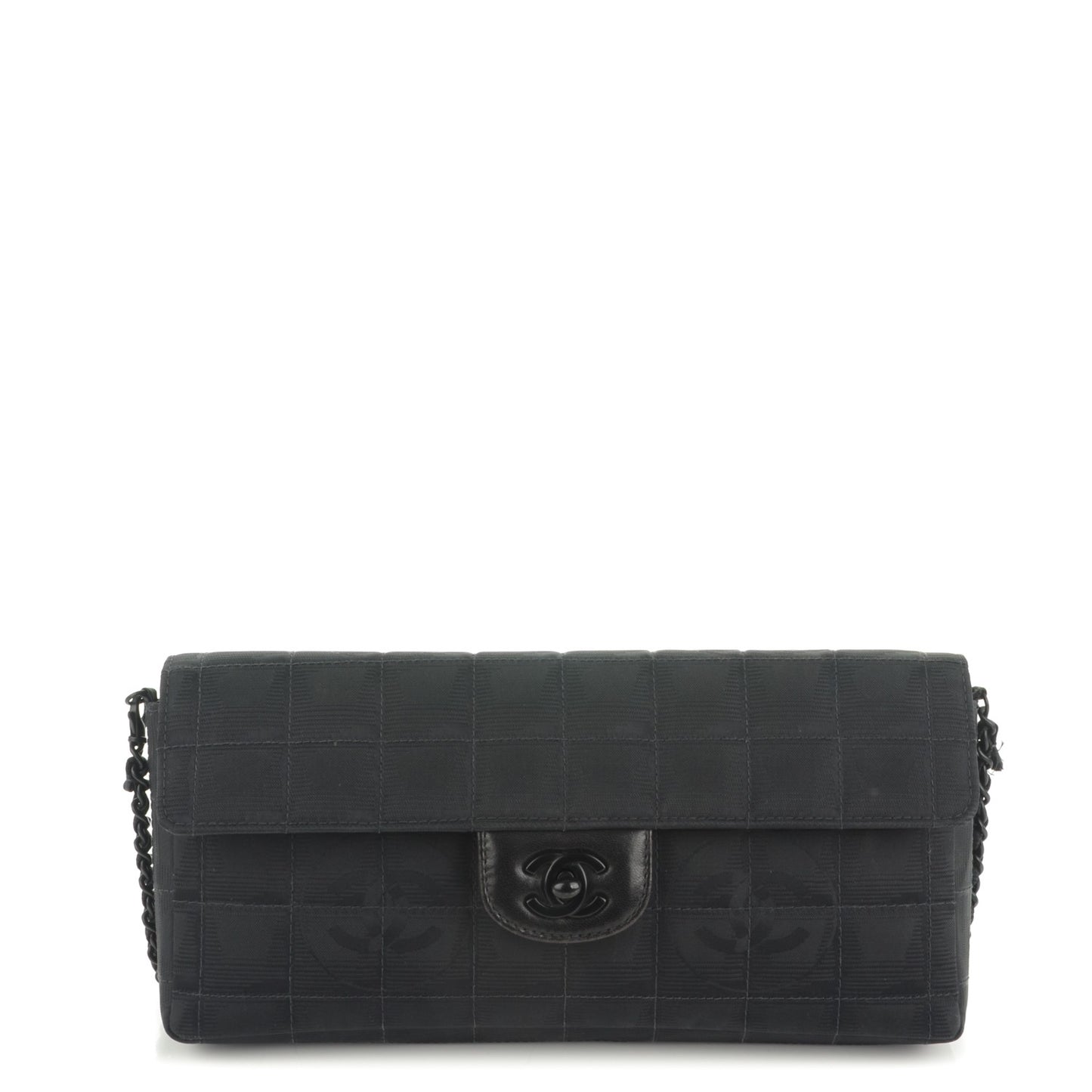 Nylon Travel East West Flap Black