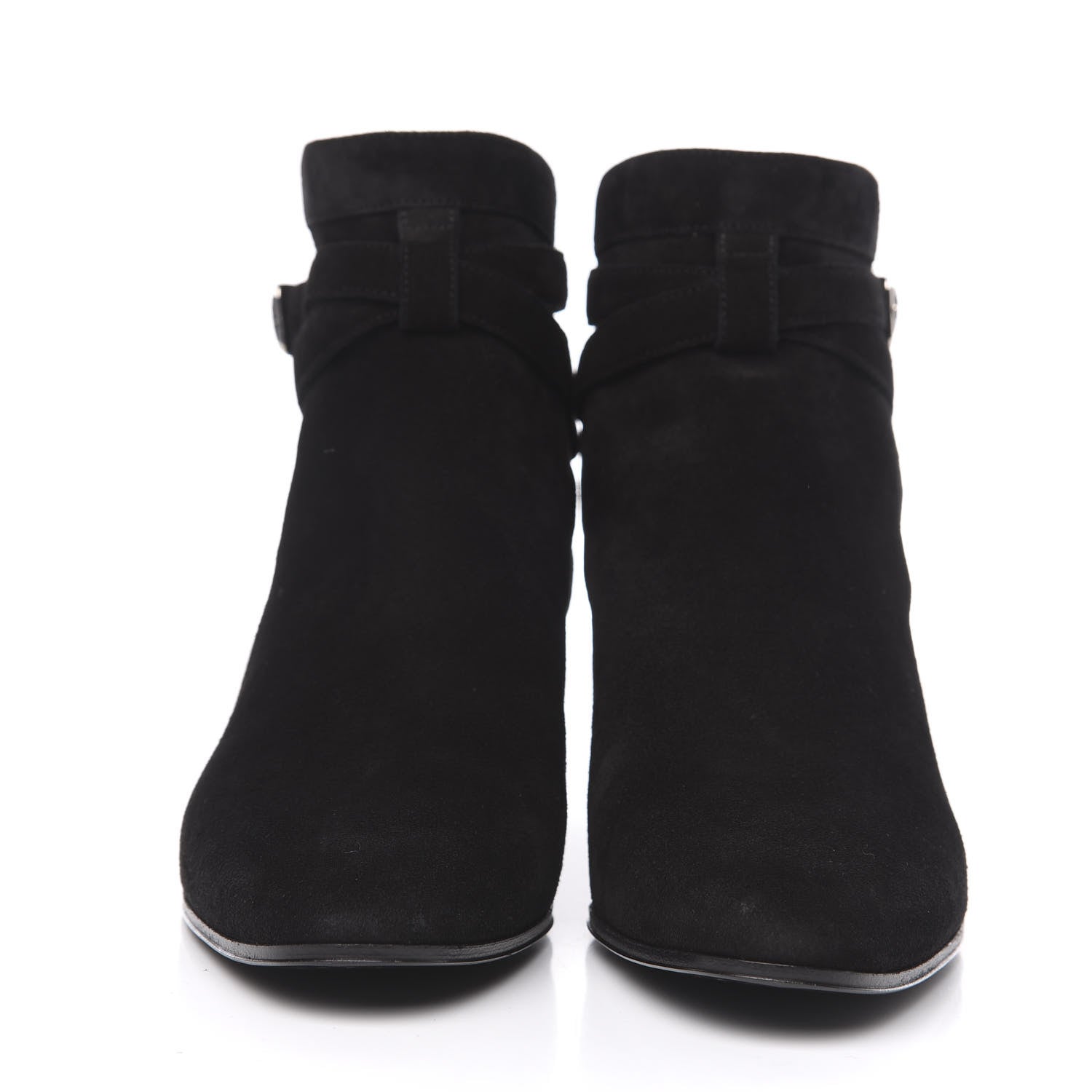 Saint Laurent Suede Jodhpur Calfskin Blake Ankle Boots 39 Black 2 of 8