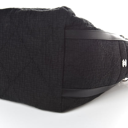 Chanel Canvas Small Double Face Tote Black 10 of 10