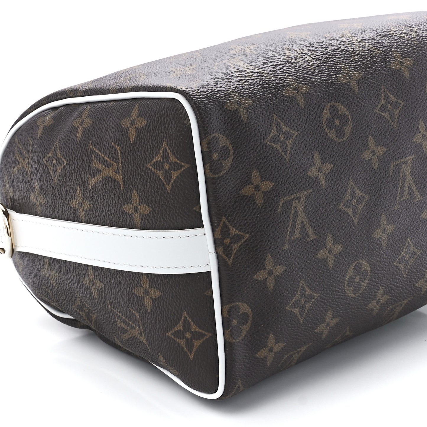 Monogram LV Match Speedy Bandouliere 25 White
