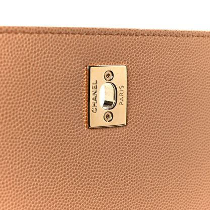 Chanel Caviar Quilted Large Business Affinity Flap Camel 7 of 11