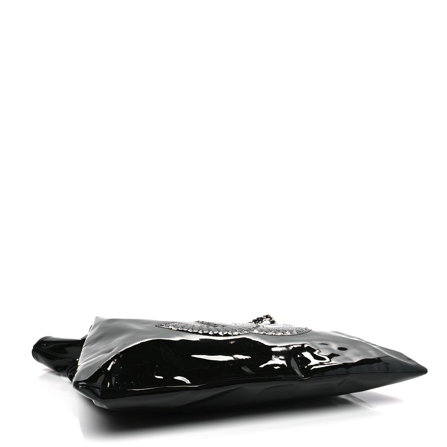 Chanel Patent Crystal Strass Bonbons Tote Black 4 of 9