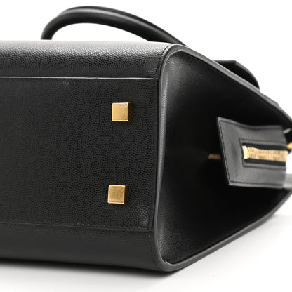 Saint Laurent Grain De Poudre Small Uptown Tote Black 10 of 13