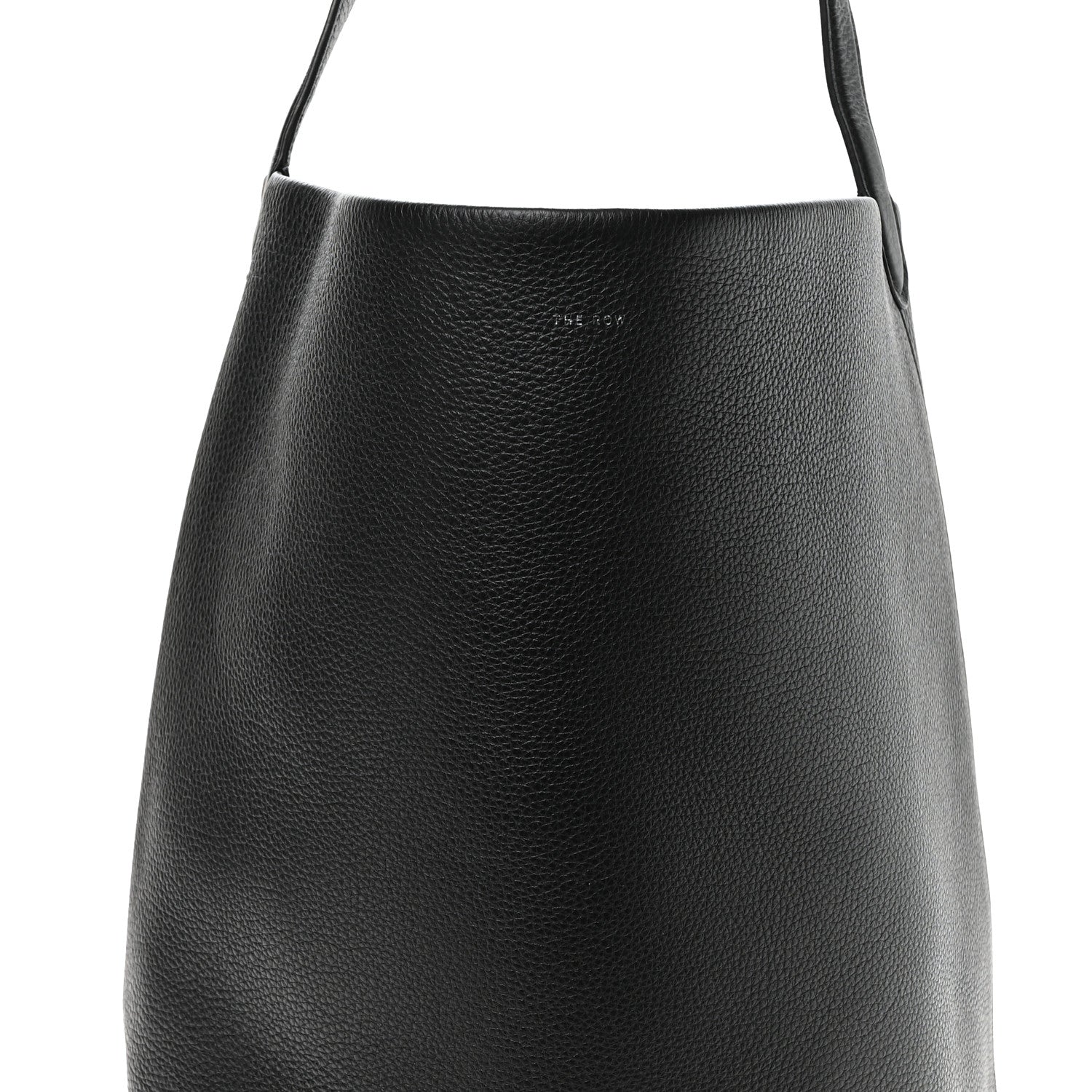The Row Grained Calfskin Large N/S Park Tote Black 7 of 9
