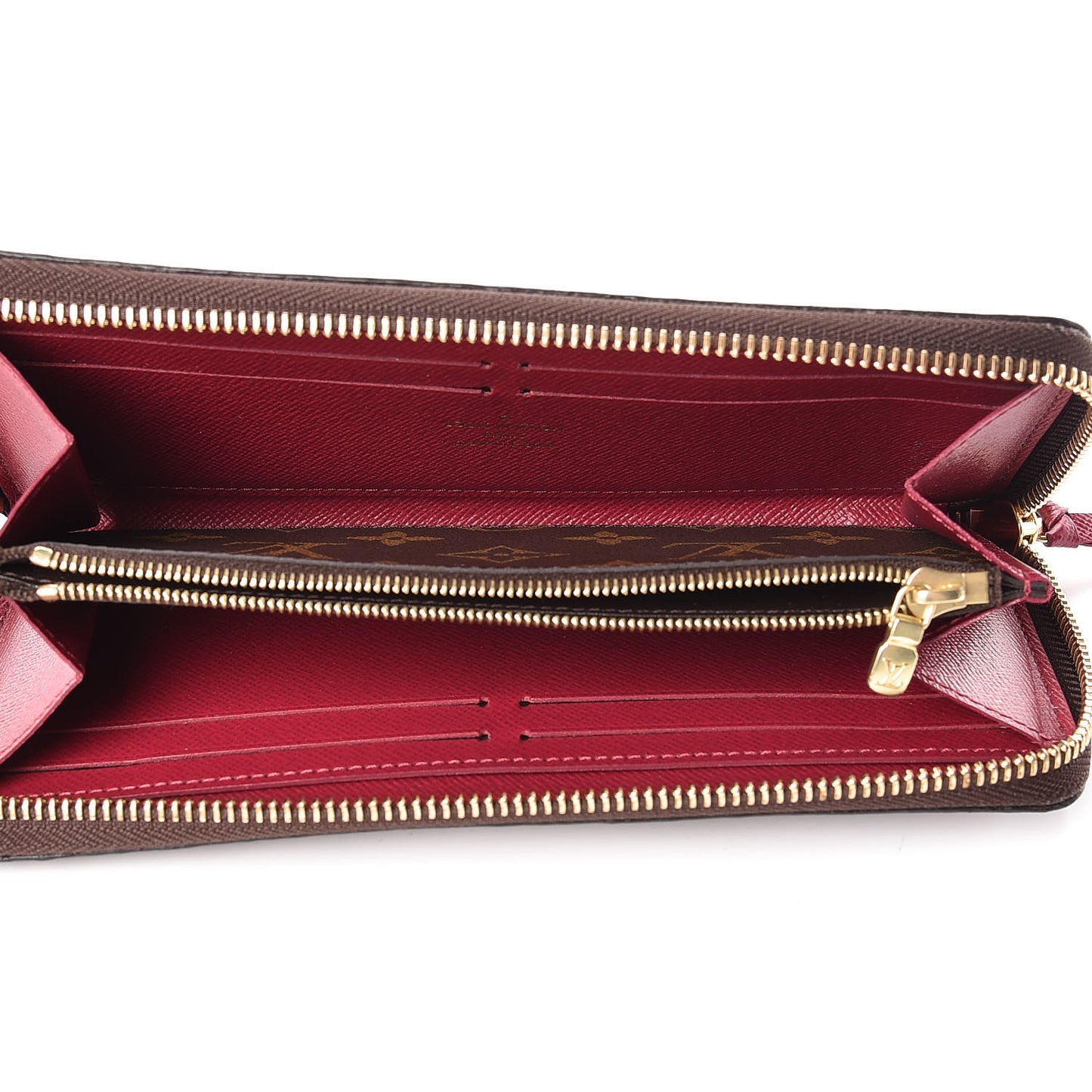 Monogram Clemence Wallet Fuchsia