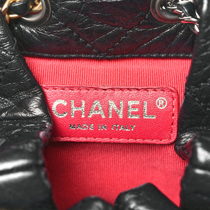 Chanel Aged Calfskin Quilted Small Gabrielle Backpack Black 5 of 9
