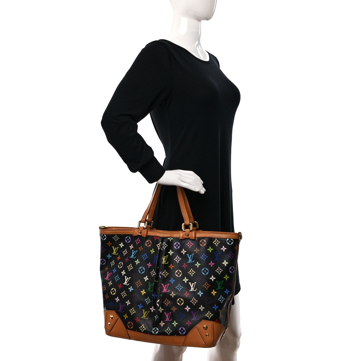 Monogram Multicolor Sharleen GM Black