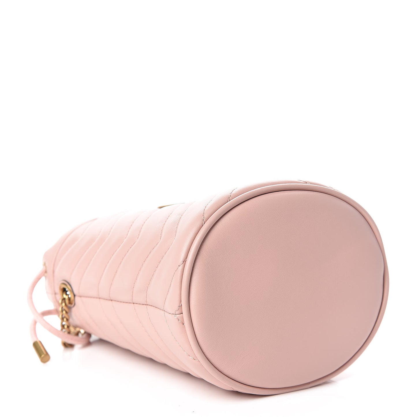 Calfskin Matelasse Mini GG Marmont 2.0 Bucket Bag Perfect Pink