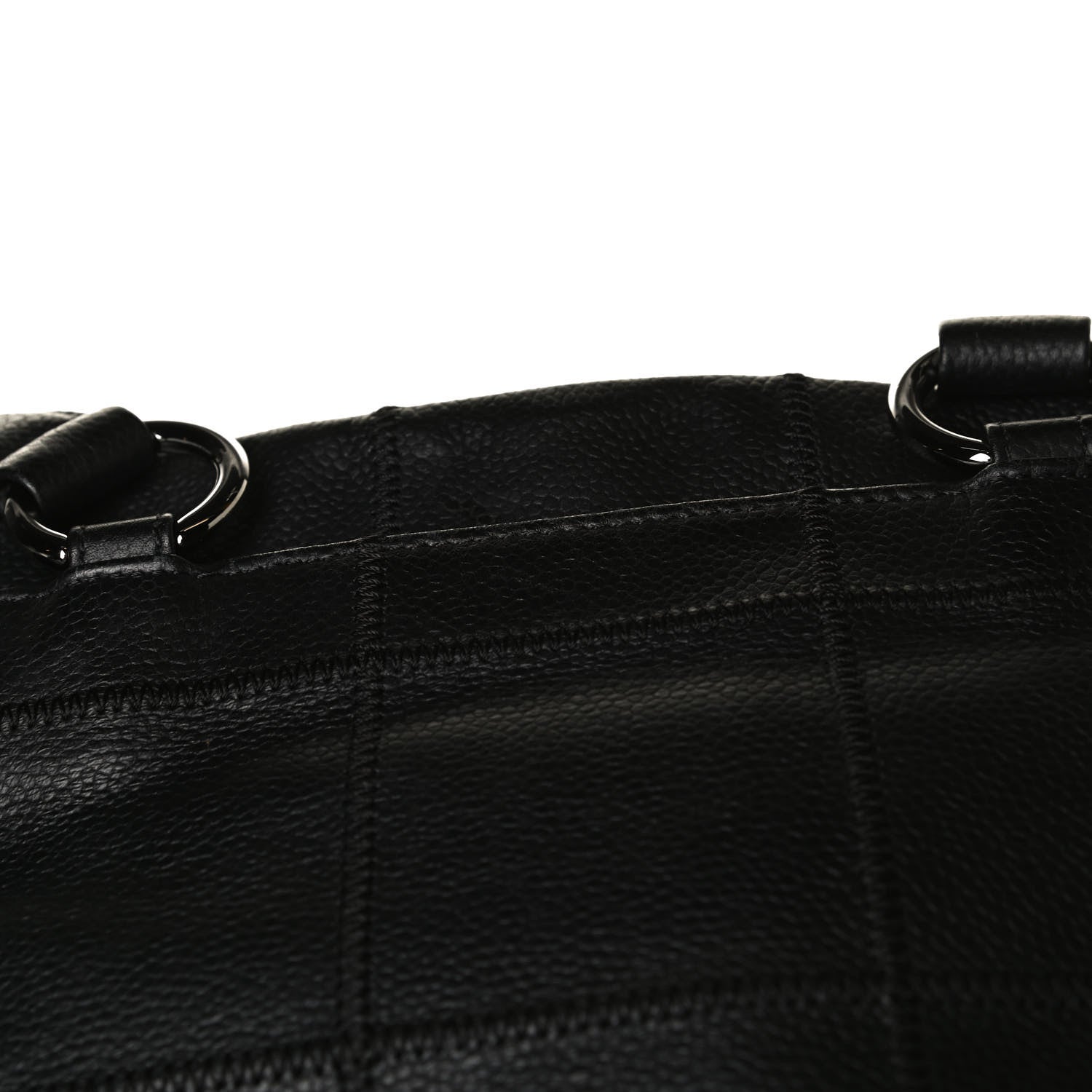 Chanel Caviar Square Stitched Tote Black 14 of 15