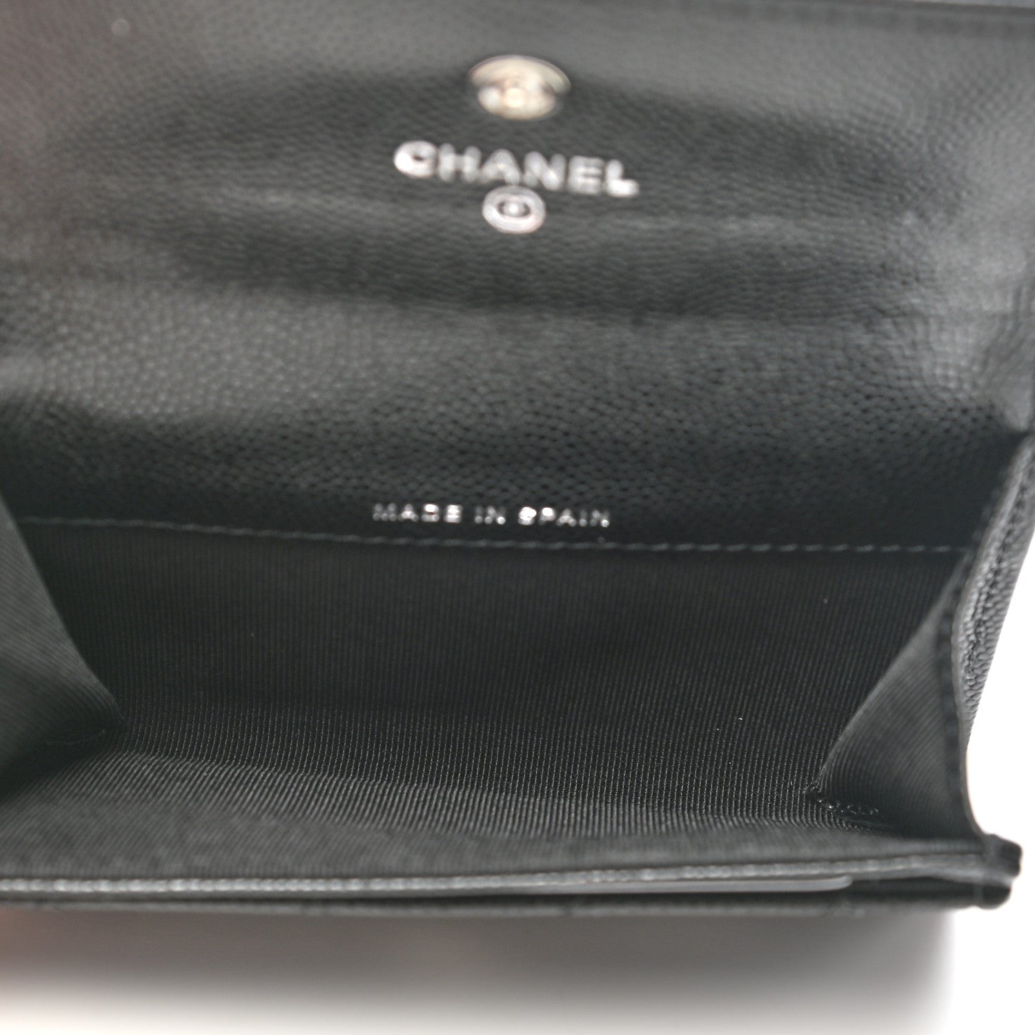 Chanel Caviar Quilted Boy Flap Card Holder Black 4 of 8