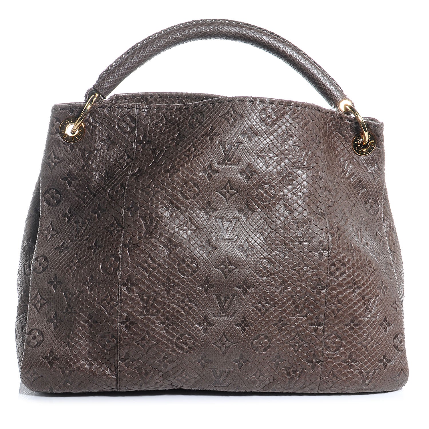 Louis Vuitton Python Embossed Monogram Artsy MM Gris 1 of 7