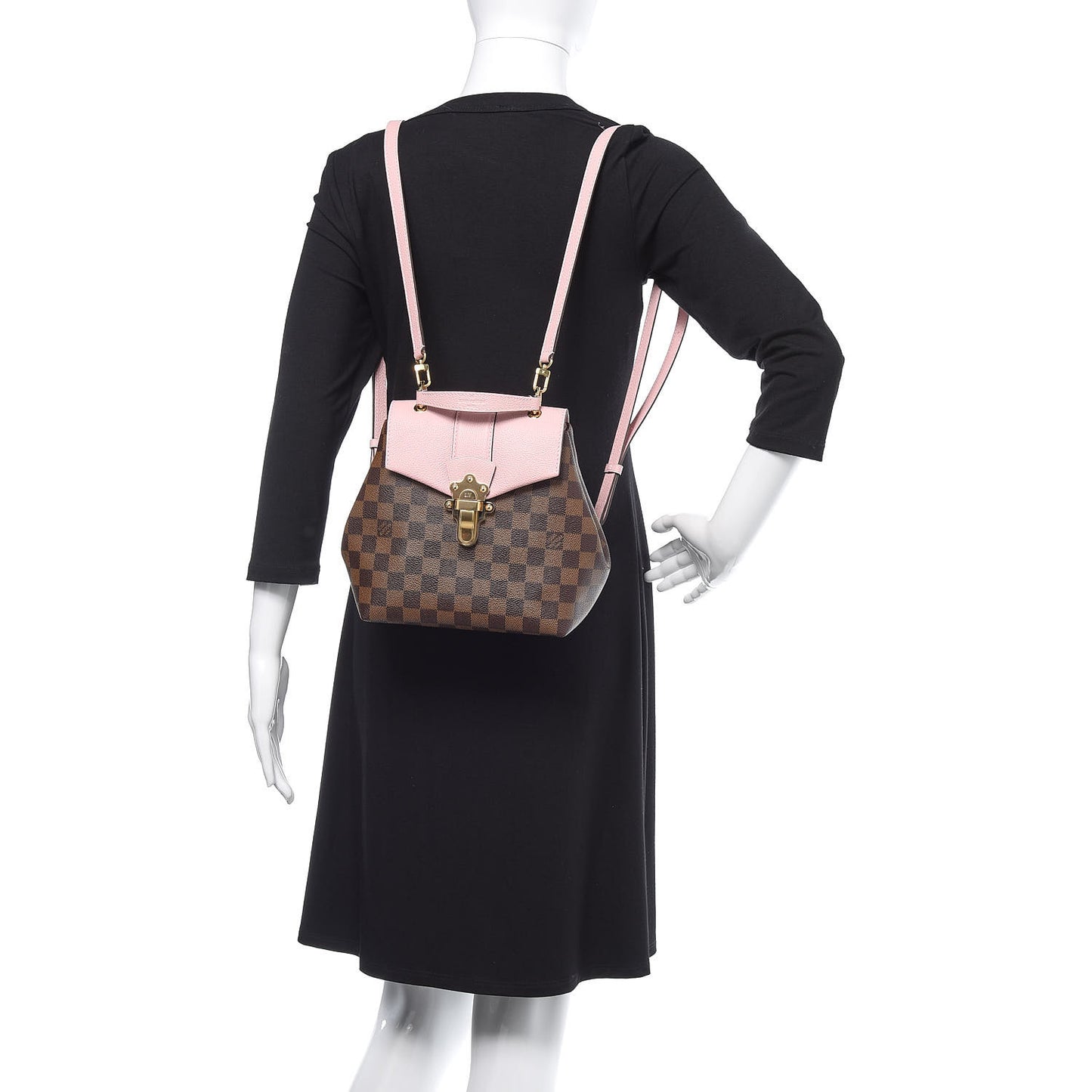 Damier Ebene Clapton Backpack Magnolia