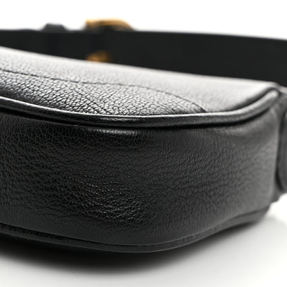 Gucci Goatskin Mini Aphrodite Shoulder Bag Black 10 of 10