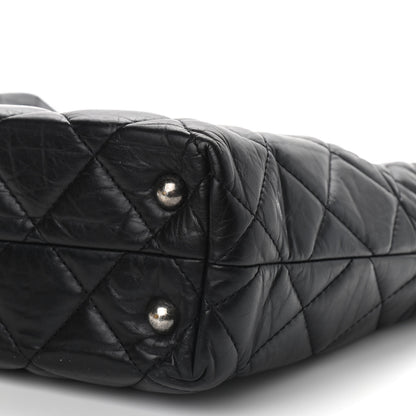 Chanel Aged Calfskin Reissue 2.55 Small Tote Black 10 of 14