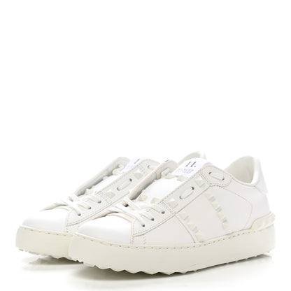 Valentino Garavani Calfskin Rockstud Untitled Open Sneakers 35.5 White 3 of 12