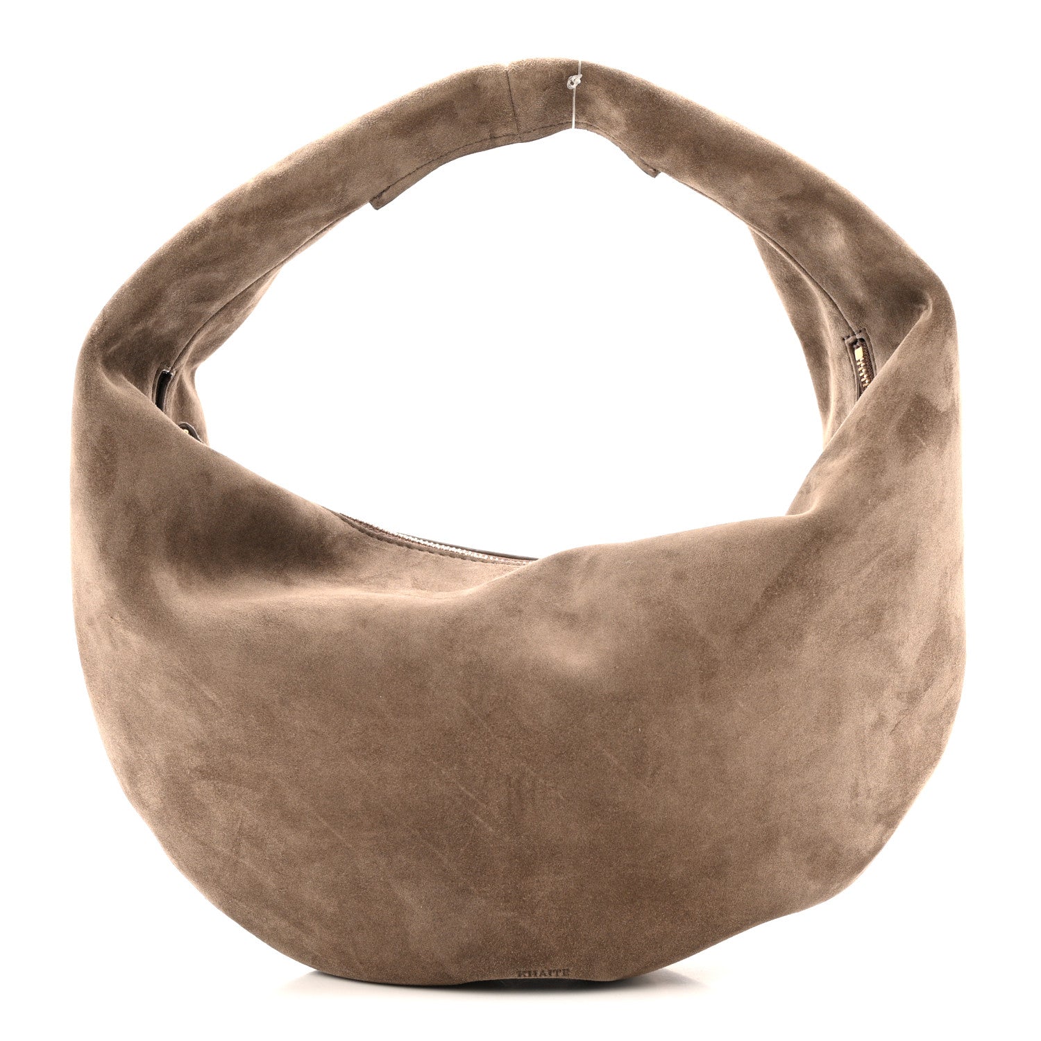 Khaite Suede Calfskin Medium Olivia Hobo Toffee 1 of 10