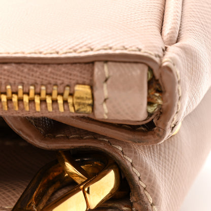 Prada Saffiano Small Galleria Double Zip Tote Cammeo 13 of 18