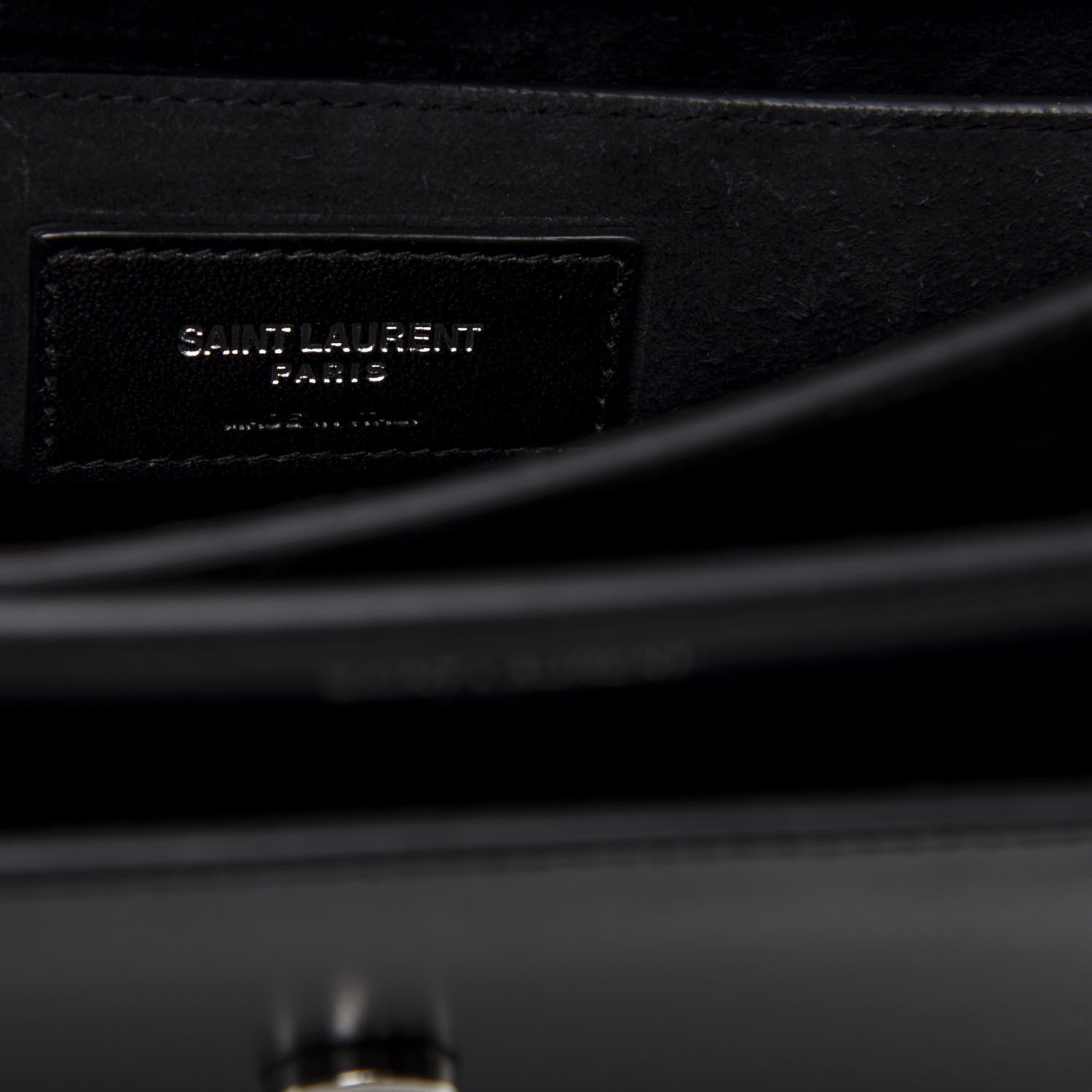 Saint Laurent Calfskin Medium Monogram Sunset Black 8 of 10