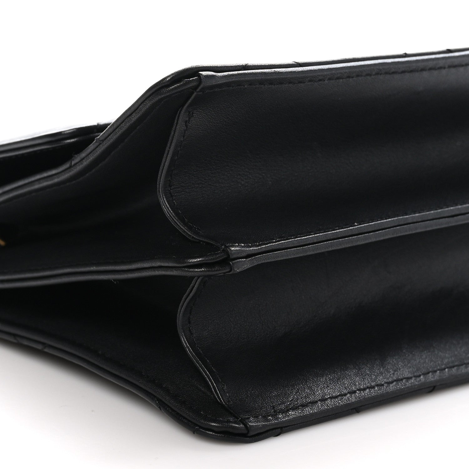 Chanel Calfskin Resin Quilted Mini Flap Black 10 of 12