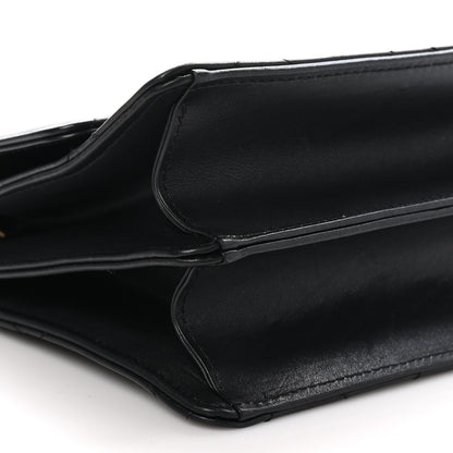 Chanel Calfskin Resin Quilted Mini Flap Black 10 of 12