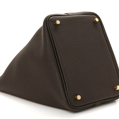 Hermes Taurillon Clemence Picotin Lock 18 PM Macassar 8 of 9