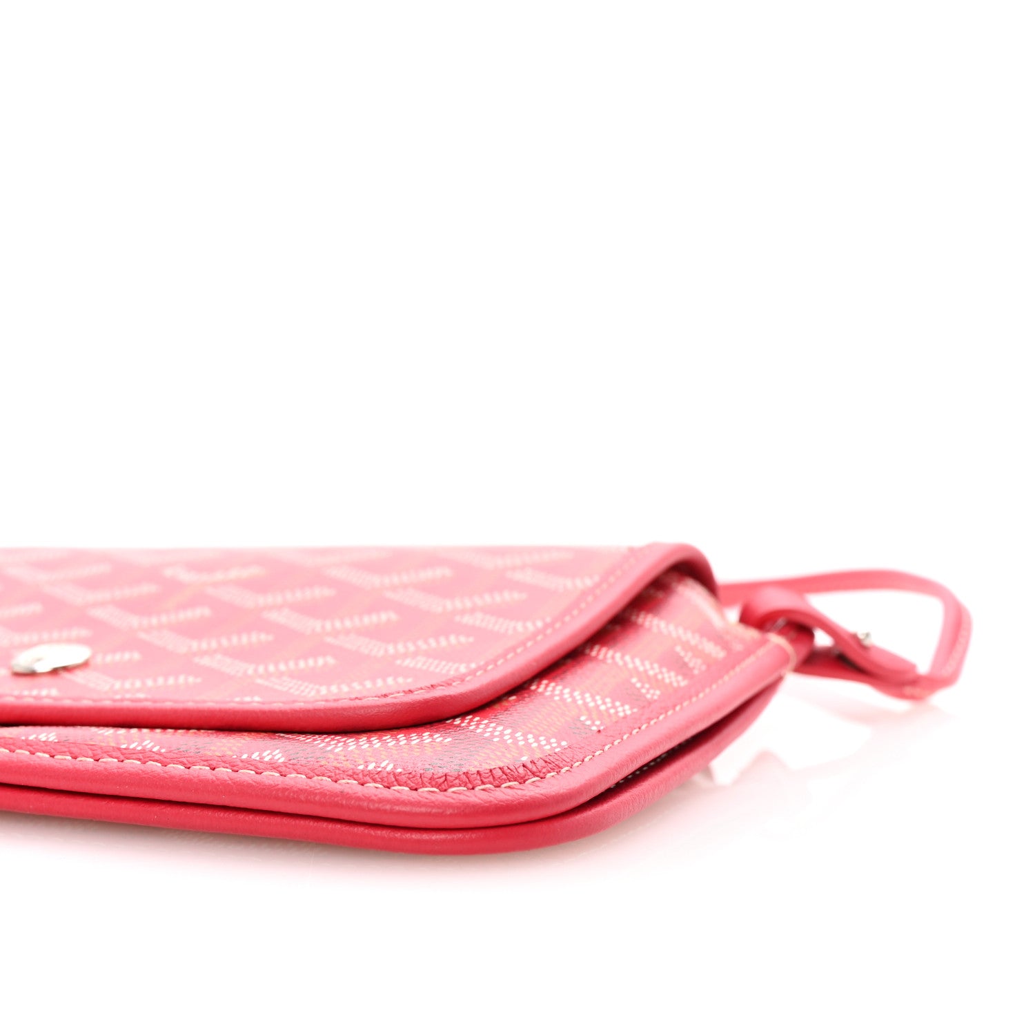 Goyard Goyardine Le Jardin Plumet Wallet Clutch Fuchsia 9 of 9