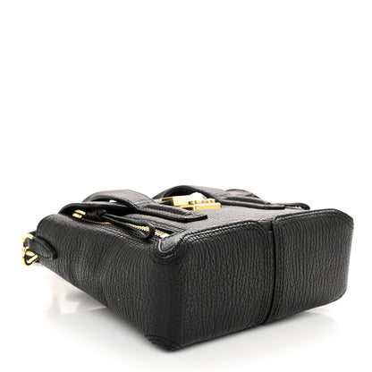 3.1 Phillip Lim Textured Calfskin Mini Pashli Satchel Black 4 of 10