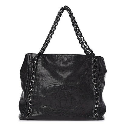 Chanel Glazed Caviar Modern Chain Tote Black 1 of 12