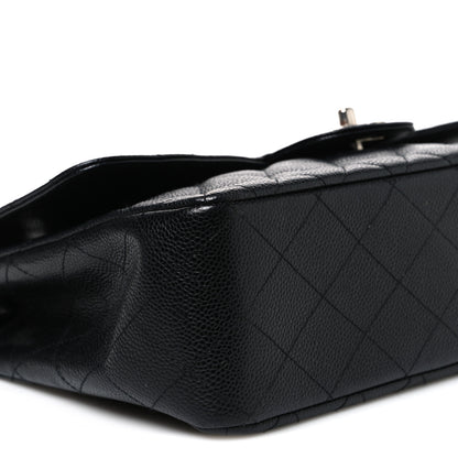 Chanel Caviar Quilted Jumbo Single Flap Black 9 of 11