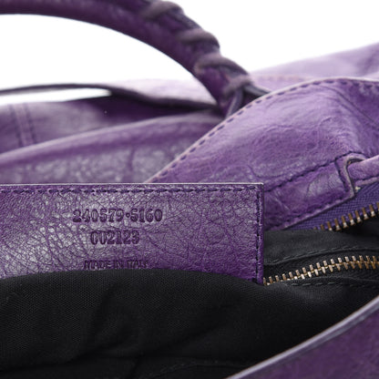 Balenciaga Agneau Classic Hardware Town Dark Violet 7 of 14