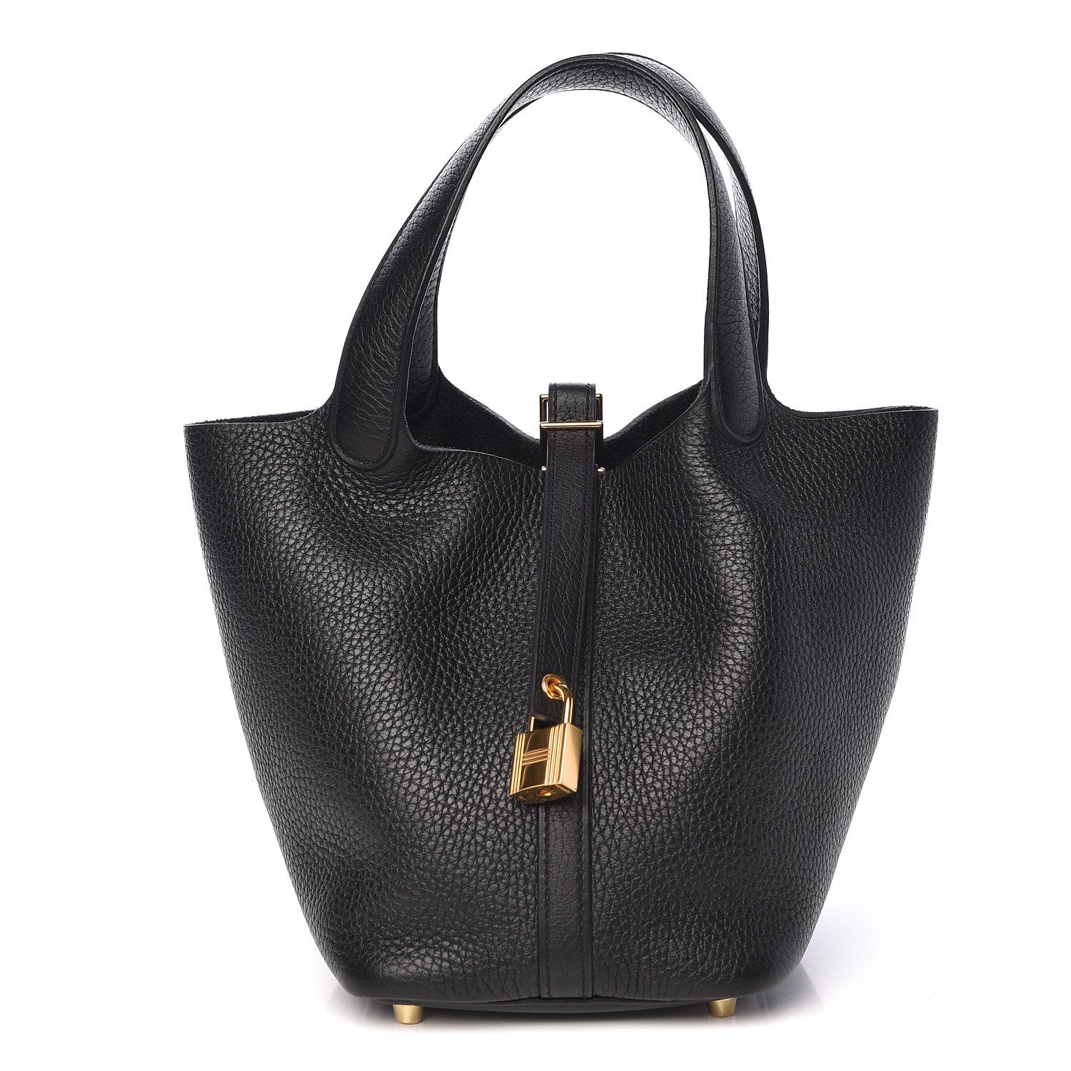 Hermes Taurillon Clemence Picotin Lock 18 PM Black 1 of 11