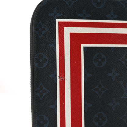 Louis Vuitton Monogram Cobalt Striped Pochette Jour GM 10 of 13