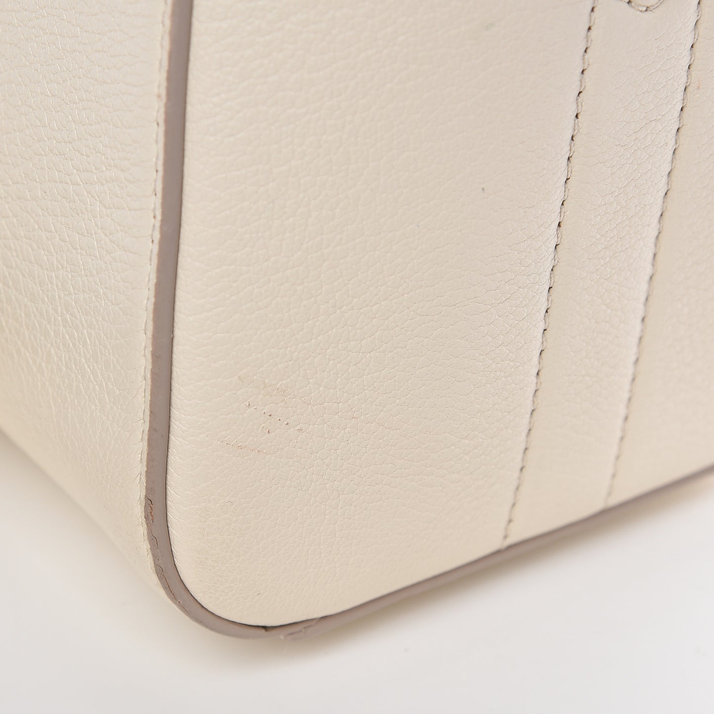 Sugar Goatskin Mini Antigona Off White
