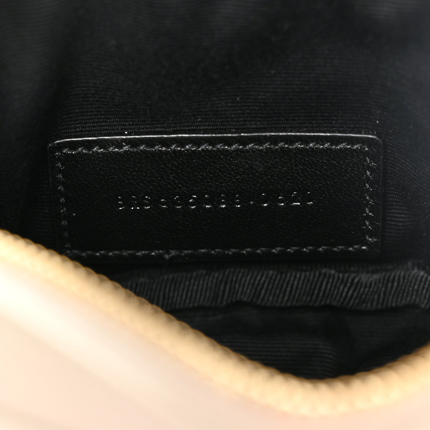 Grain De Poudre Matelasse Monogram Baby Lou Camera Bag Crema Soft