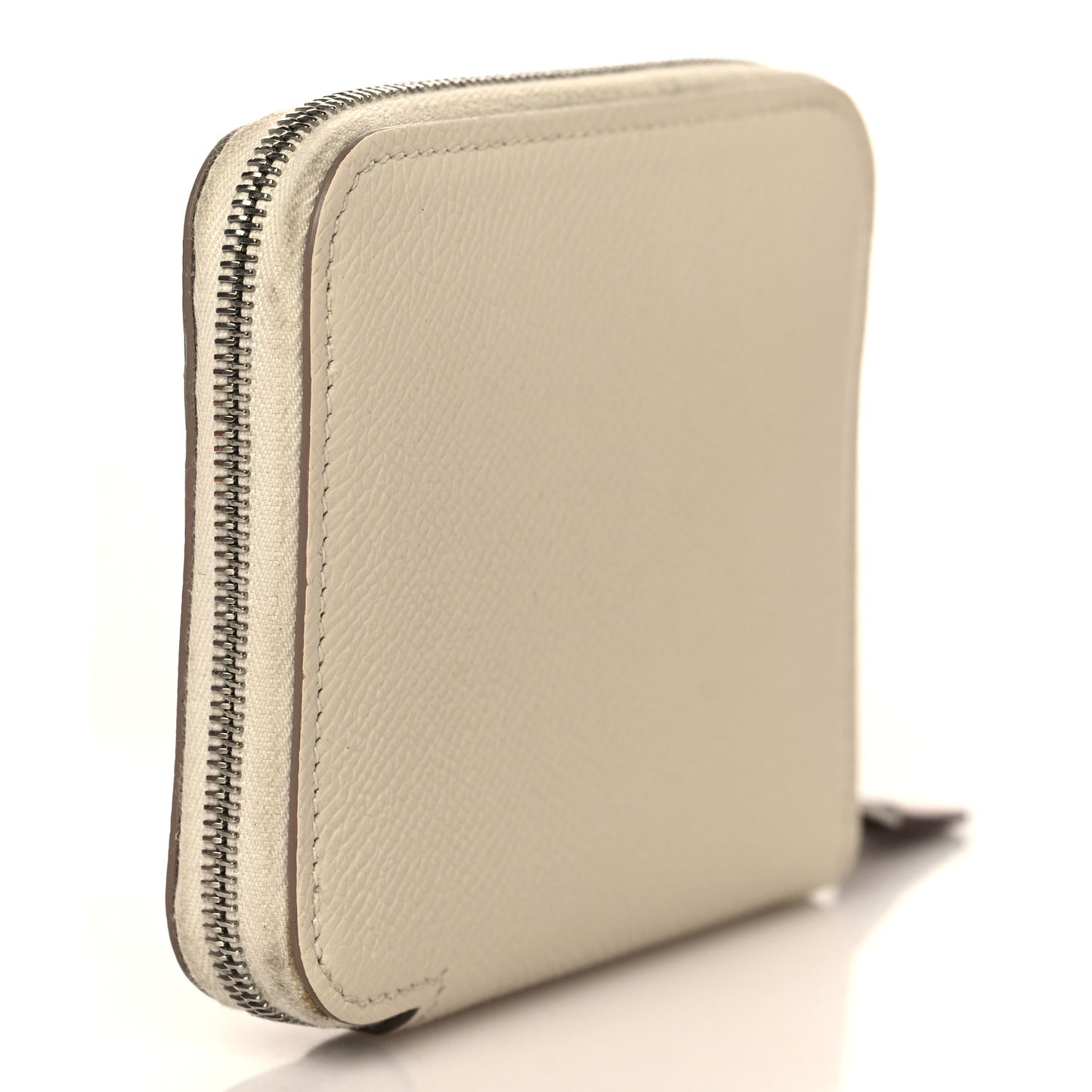 Epsom Silk'in Compact Wallet Craie Vert Vertigo