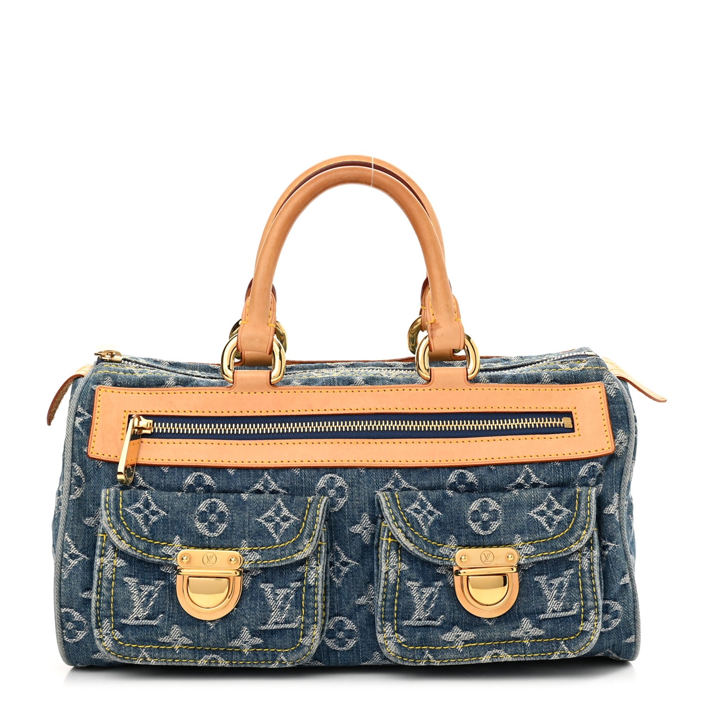 Monogram Denim Neo Speedy Blue