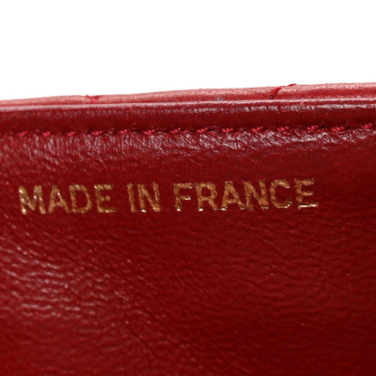 Chanel Lambskin Quilted Small Single Flap Red 6 of 10