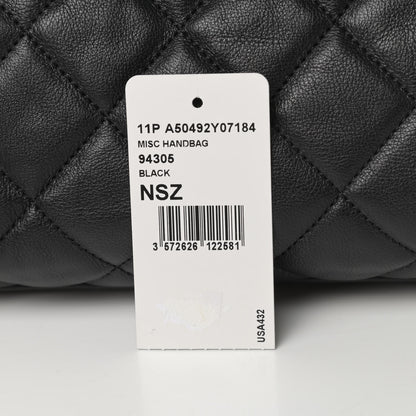 Chanel Calfskin Quilted Medium Chain Me Hobo Black 12 of 12