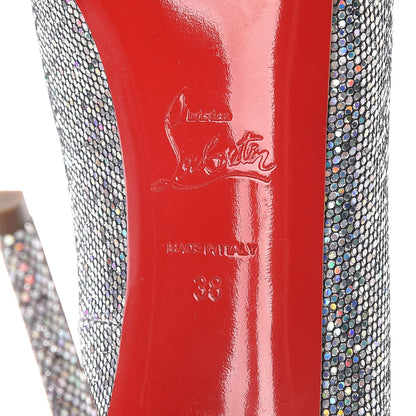 Christian Louboutin Glitter Disco Ball New Very Prive 120 Pumps 38 Purple Pop 7 of 8