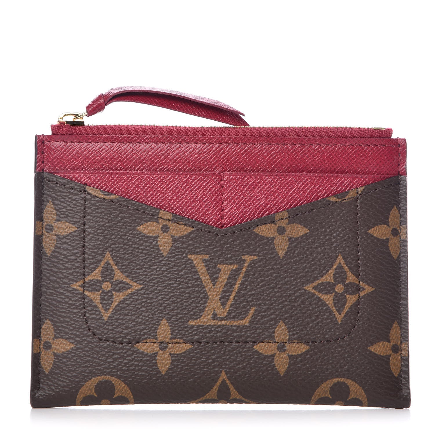 Louis Vuitton Monogram Zipped Card Holder Fuchsia 1 of 7