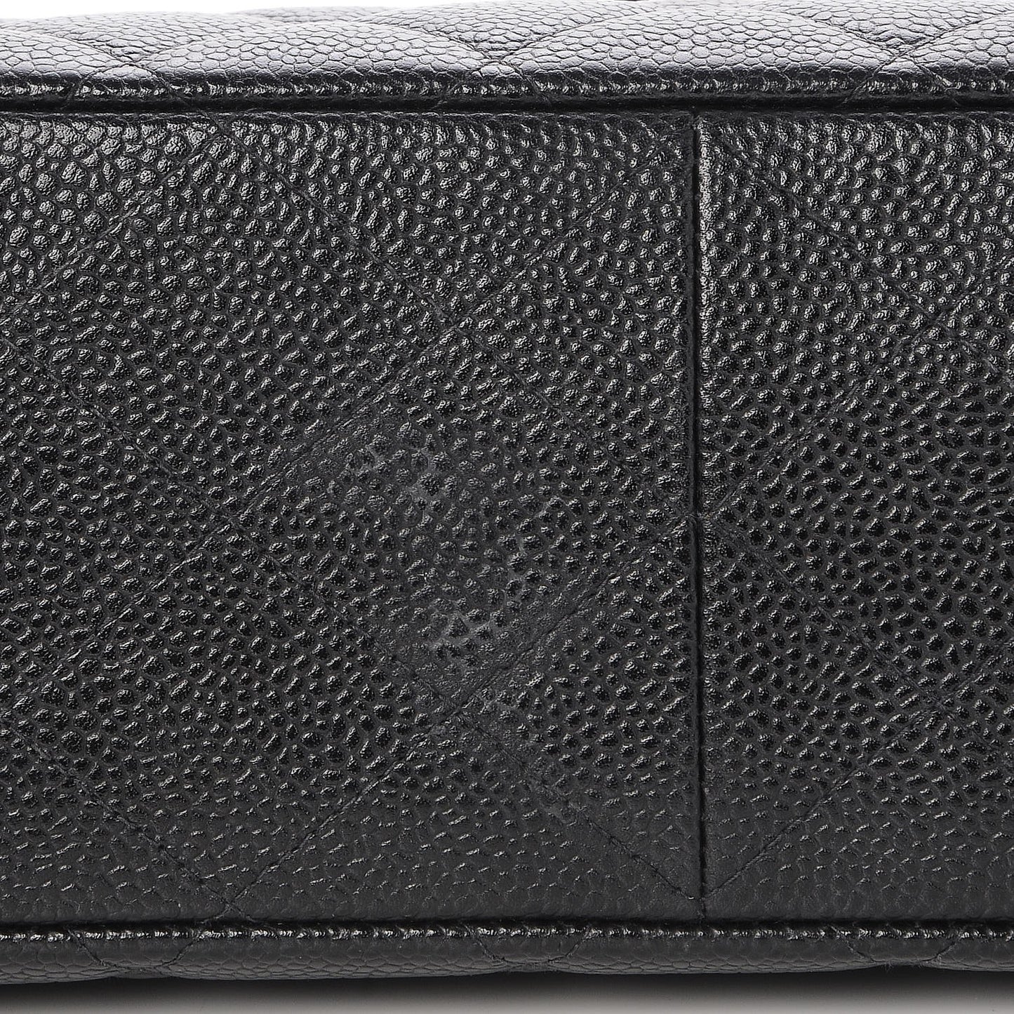 Caviar Quilted Jumbo Single Flap Black