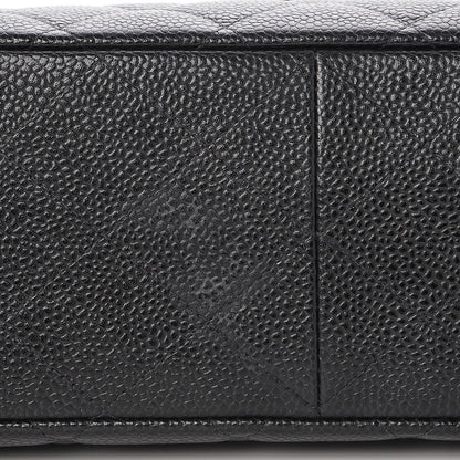 Chanel Caviar Quilted Jumbo Single Flap Black 6 of 11
