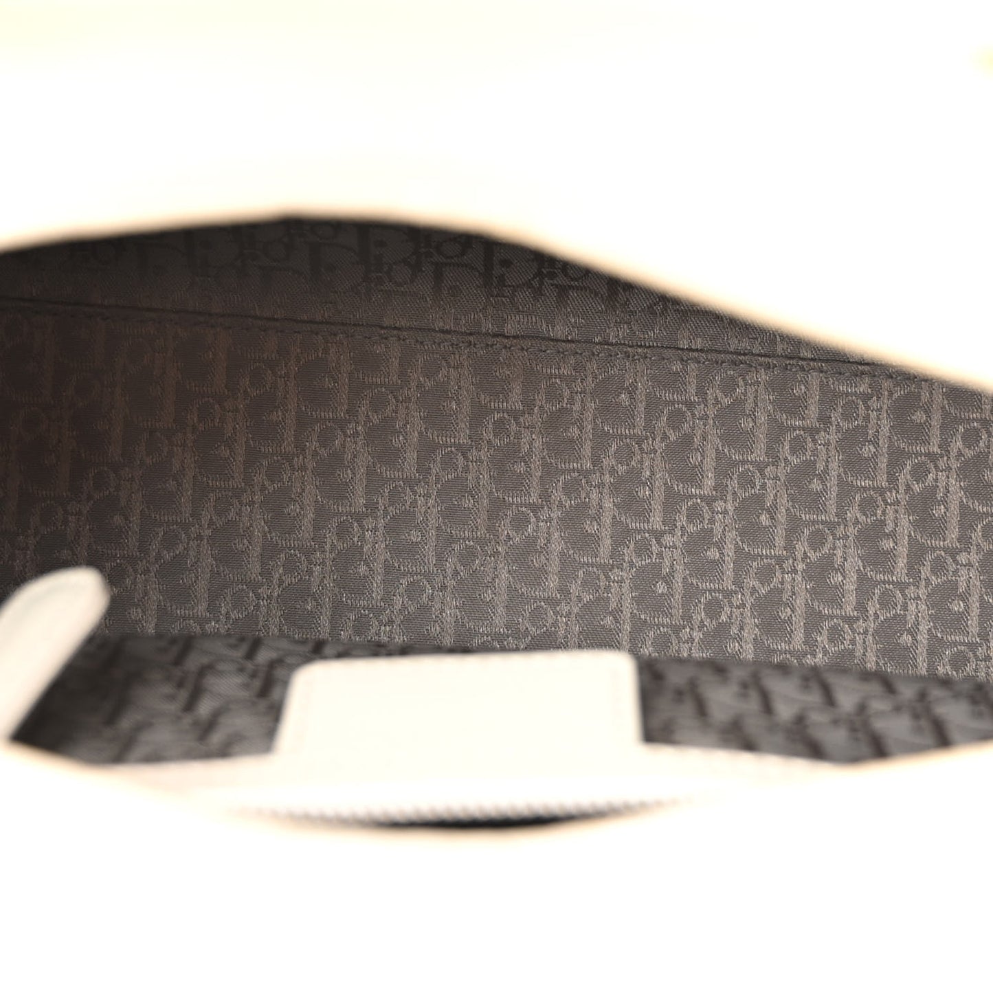 Patent Cannage Large Lady Dior White